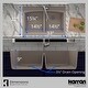 preview thumbnail 51 of 51, Karran Drop-in Quartz 50/50 Double Bowl Kitchen Sink
