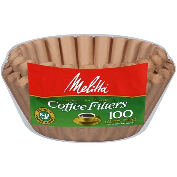 Melitta 8-12 Cup Basket Coffee Filters 
