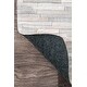 preview thumbnail 10 of 13, Nuloom Handmade Natural Patchwork Cowhide Leather Rug