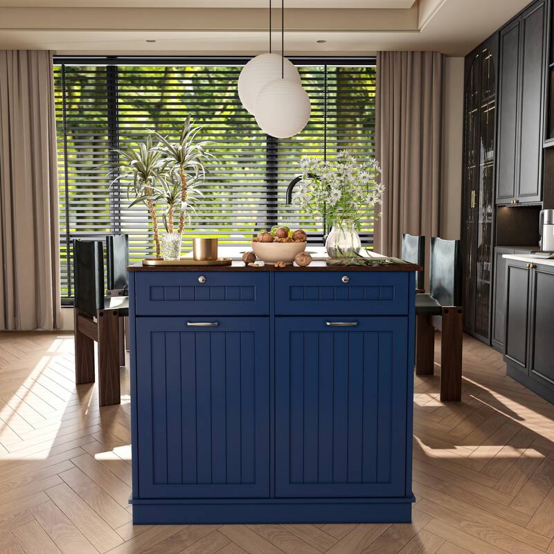 Simple Kitchen Cabinet Dining Cabinet with Drawers, Buffet Cabinet Sideboard Accent Cabinet Base Cabinet