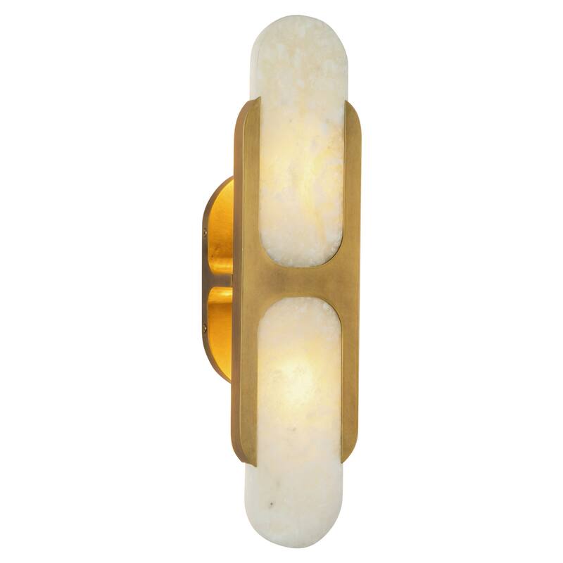 Alora Lighting WV357217 Odin 2 Light 4" Tall Bathroom Sconce