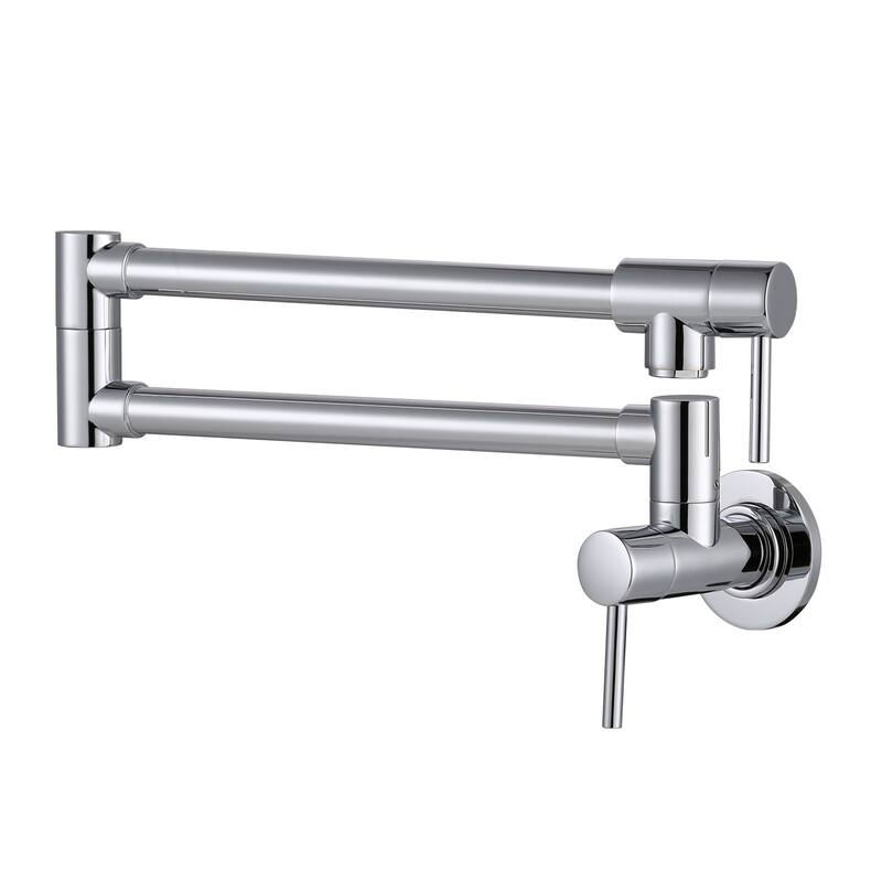 WOWOW Wall Mounted Pot Filler - Chrome