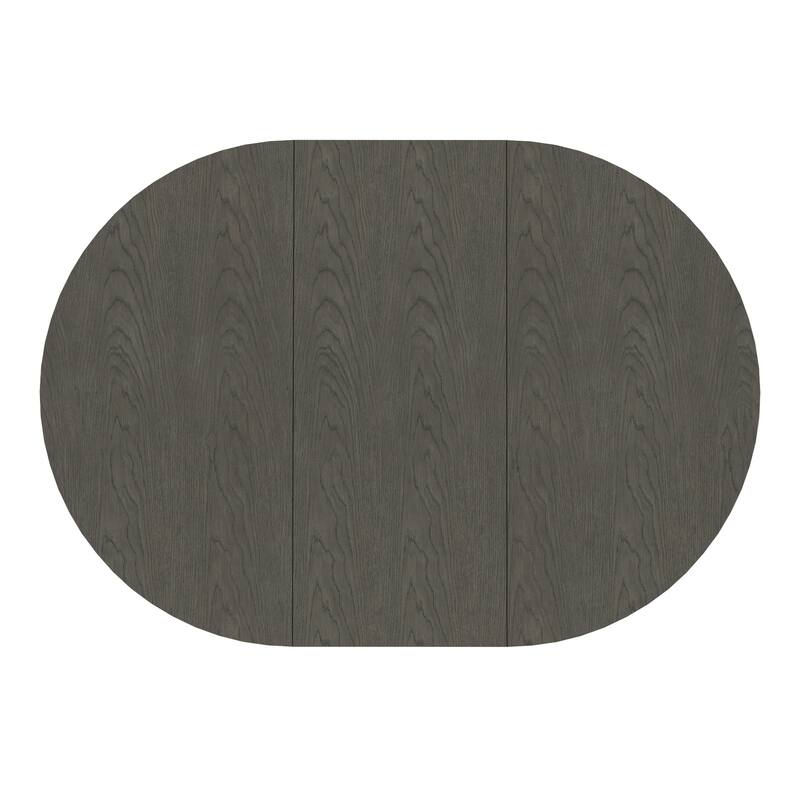 Harstad Wood Finish Extendable Round Dining Table by iNSPIRE Q Modern