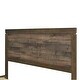 preview thumbnail 18 of 17, Rustic Full Platform Bed with Pine Wood Grain Finish
