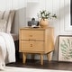 preview thumbnail 18 of 52, Middlebrook Mid-Century Solid Wood 2-Drawer Nightstand