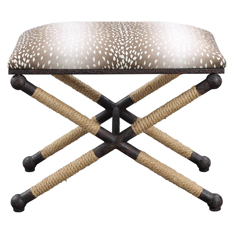 Uttermost Fawn Natural Rope Small Bench
