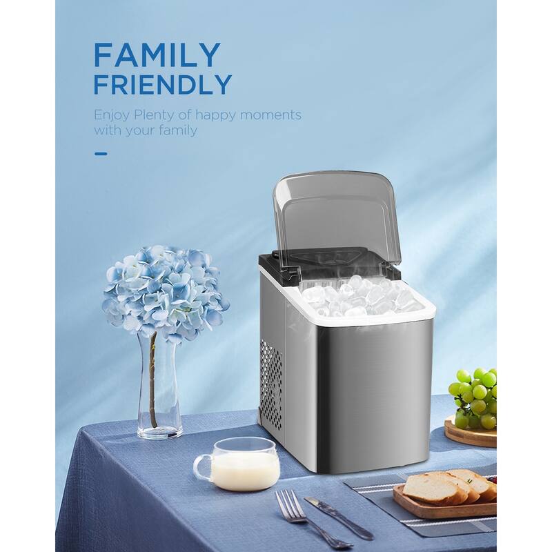 Portable ice maker 26 pounds of ice every 24 hours