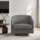 preview thumbnail 46 of 88, 31.1'' W Modern Barrel Swivel Accent Chair