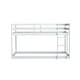 preview thumbnail 6 of 8, Wooden Twin over Twin Loft Bed with Ladder, White
