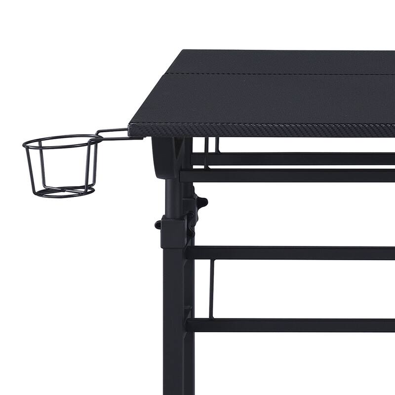 Techni Mobili Rolling Writing Desk with Height Adjustable Desktop