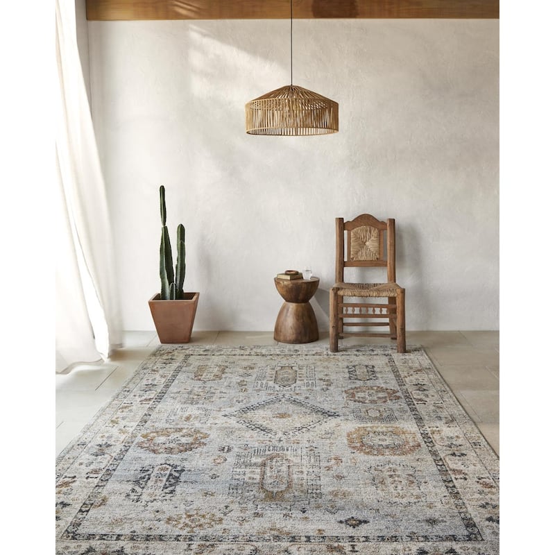 Livabliss Transitional Beckham Medallion Area Rug