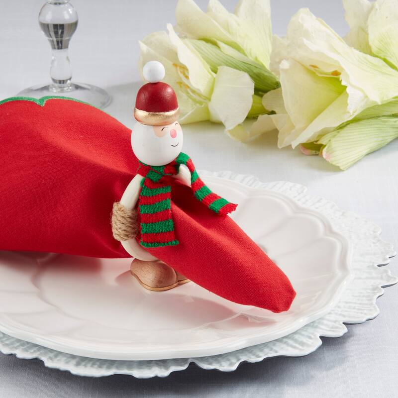 Twinkle Hat Santa Napkin Ring (Set of 4)