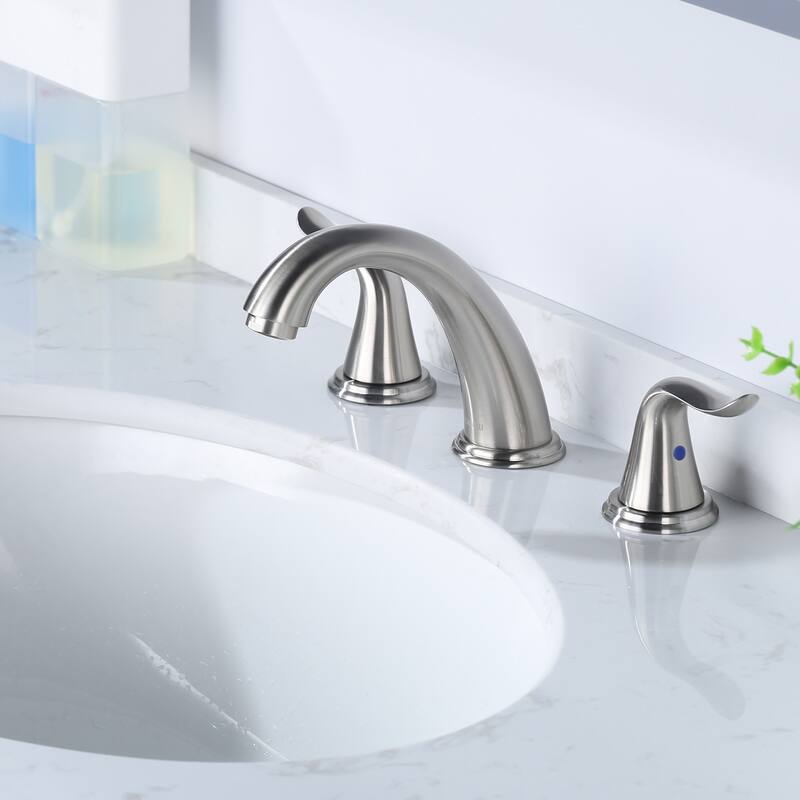 WOWOW Elegant Dual-Handle Bathroom Sink Faucet