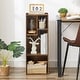 preview thumbnail 9 of 34, VECELO Set of 3 Cube Bookshelves 2/3/4-Tier Open Shelf Bookcase with Irregular Cubes for Living Room Study Bedroom Office