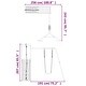 preview thumbnail 19 of 17, vidaXL Swing Set Outdoor Backyard Wooden Playground Equipment for Kids Age 3-8