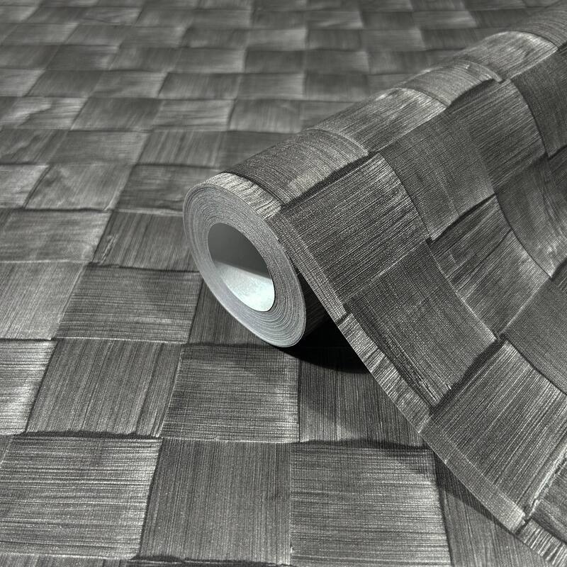 Galerie Wallcoverings Woods and Wicker Collection 3D Rattan Weave Optics Matte Finish Vinyl on Non-woven Wallpaper Roll
