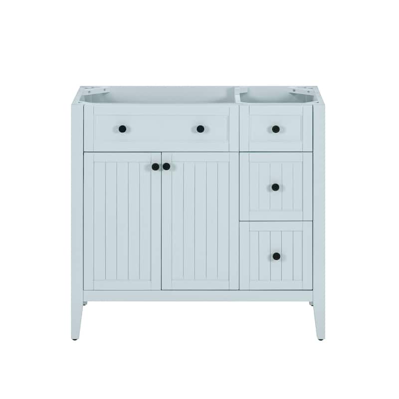 Layla Bathroom Vanity Only in Ice Blue - 36"W x 21.5"D x 34"H