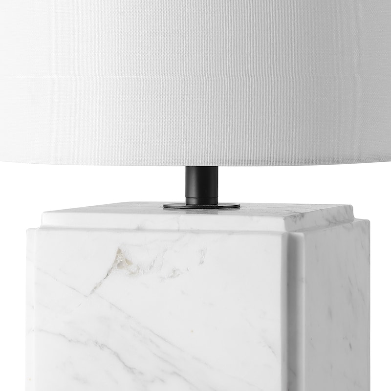 SAFAVIEH Couture Zahra Marble Table Lamp - 10"W x 10"D x 15"H