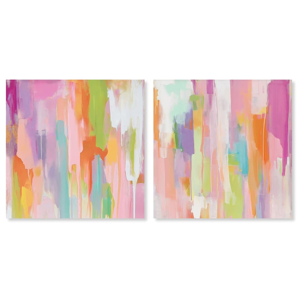 Sanasa Set Canvas Set of 2 by Art Remedy, Gallery Wrapped