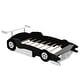 preview thumbnail 4 of 34, Full Size Race Car-Shaped Platform Bed with Wheels - Fun and Durable Design for Kids' Bedrooms