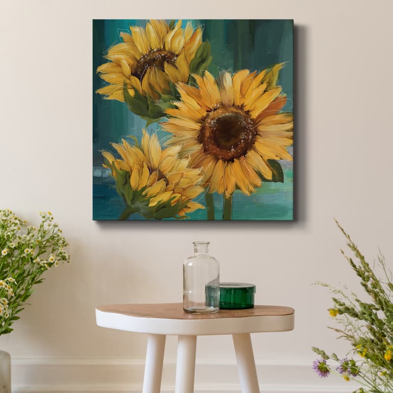 Sunflower I-Premium Gallery Wrapped Canvas - Ready to Hang