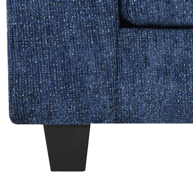 52" W Oversized Accent Chair With Ottoman, Chenille Single Sofa Bed ,Chaise Lounge Chair Indoor,Reading Chairs For Living Room
