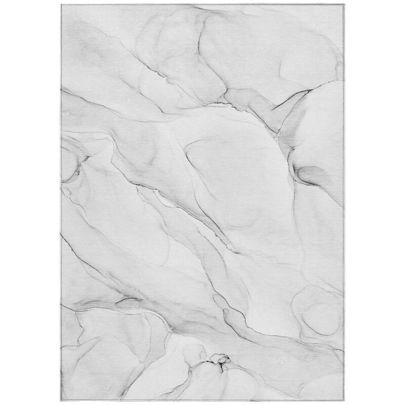 Alrim Artistic Abstract Weather Resistant Blended Style Outdoor Rug