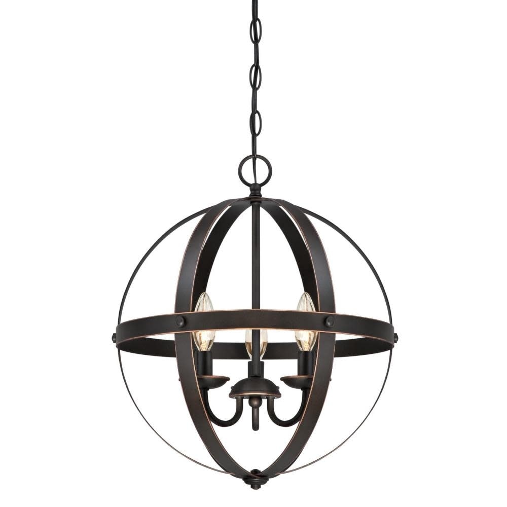 Westinghouse 6341800  Stella Mira 3 Light 15-11/20" Wide Wrought Iron Chandelier - Chandeliers For Bedrooms by Overstock.com