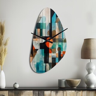 Orange Abstracted Geometric Explorations I - Abstract Geometric Large ...