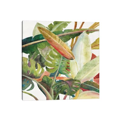 iCanvas "Tropical Lush Garden Square II" by Marie Elaine Cusson Canvas Print