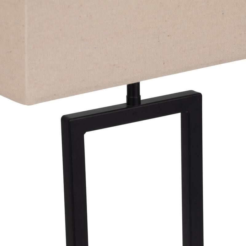 Sagebrook Home Metal 25" Elegant Table Lamp - Perfect for Sophisticated Interiors, Set of 2 - 14" x 8" x 25"