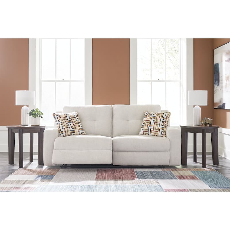 Signature Design by Ashley Danum Beige 2 Seat Reclining Sofa - 87"W x 40"D x 41"H
