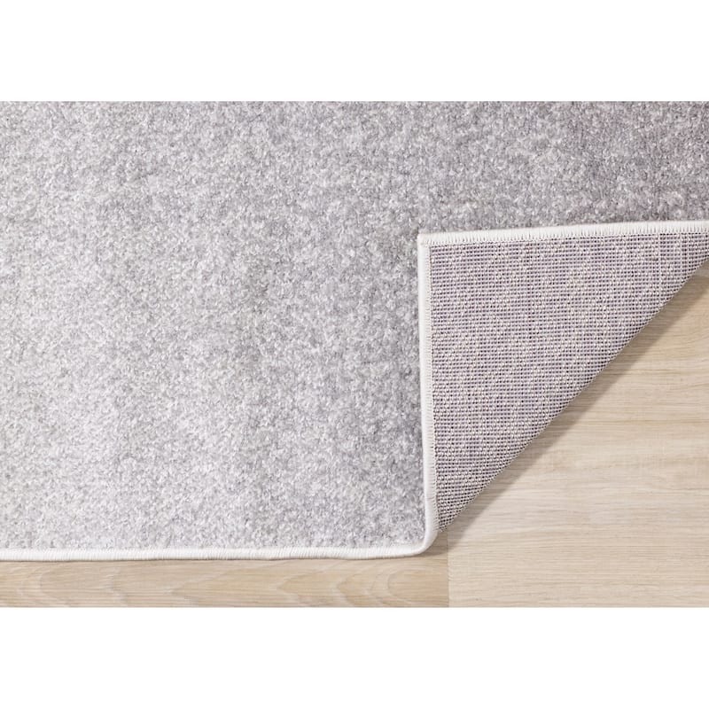 Flynn Collection - Grey Soft Blended Rectangles Rug