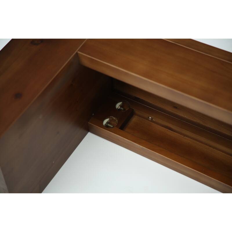 47.24 Inches Solid Wood Bench for Bedroom End of Bed