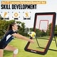 preview thumbnail 4 of 9, Zealfeel Lacrosse Rebounder 5-Angle Adjustable Practice Net with Target Strip and Carry Bag