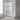Transparent PEVA Shower Curtain - Black Window Design - 71x71 Inches