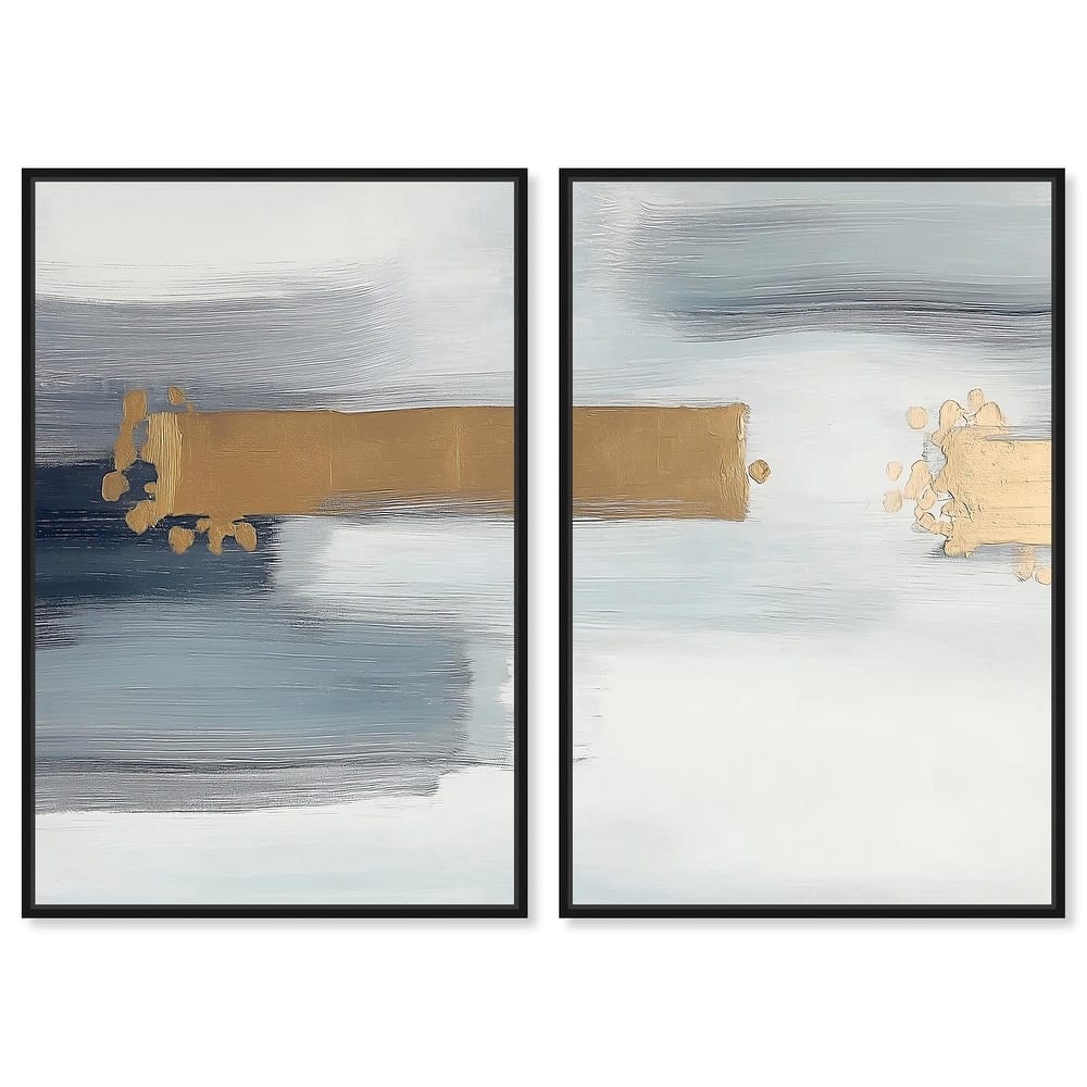 Azure Horizon III Canvas Set of 2 by Art Remedy