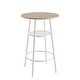 preview thumbnail 7 of 7, Bar table, equipped with 2 bar stools , with backrest and partition