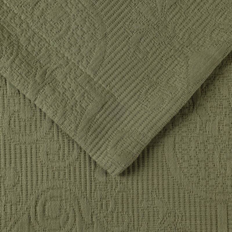 Superior Florin Jacquard Scrolling Medallion Cotton Bedspread Set