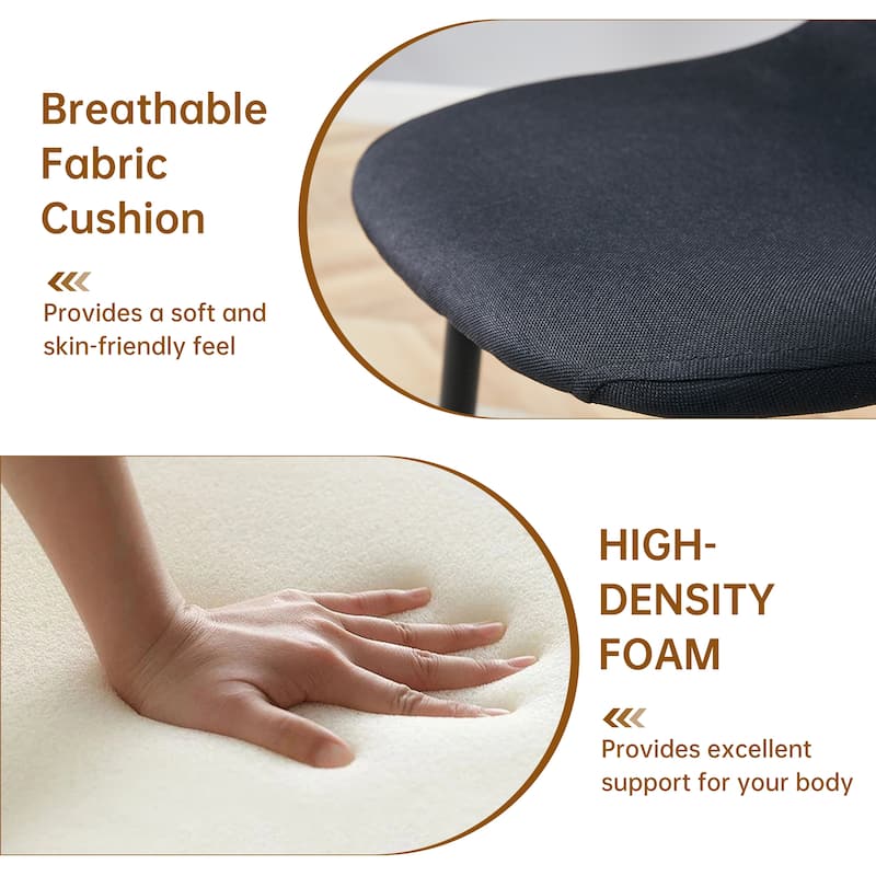 5-Piece Extendable Dining Table Set, Modern MDF Table & 4 High-Resilience Fabric Chairs, Adaptable for Gatherings