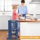 preview thumbnail 19 of 18, Kids Kitchen Step Stool with Dry Erase Board - 18.5"D x 18.5"W x 34.5"H