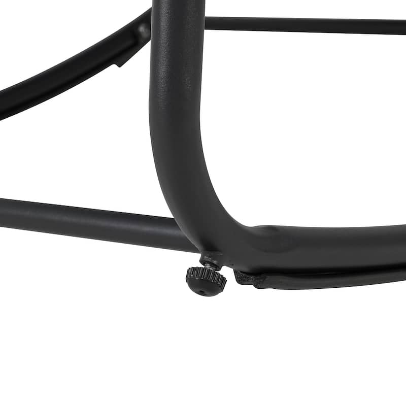 Metal Comfortable Outdoor Rocking Chair with Cushion Water-Resistant