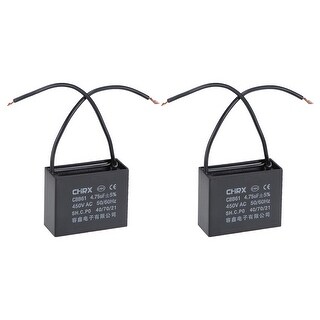 Shop 2 Wire Cbb61 Ceiling Fan Capacitor 4 75uf 450v Ac Motor Run