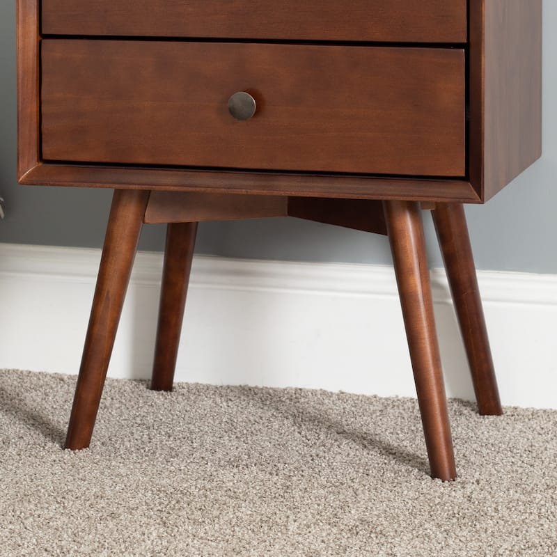 Middlebrook Mid-Century Solid Wood 2-Drawer Nightstand (Set of 2)