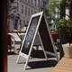 preview thumbnail 84 of 158, Wood A-Frame Magnetic Chalkboard Set-Markers, Stencils, and Magnets