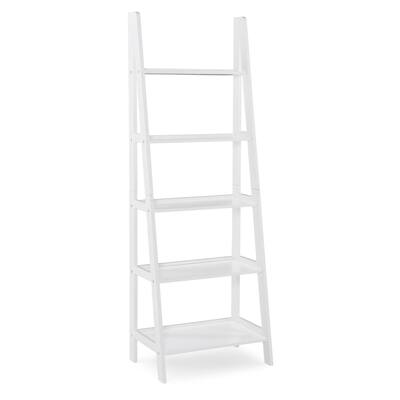 Multi Storage Ladder Bookshelf - 72" - White
