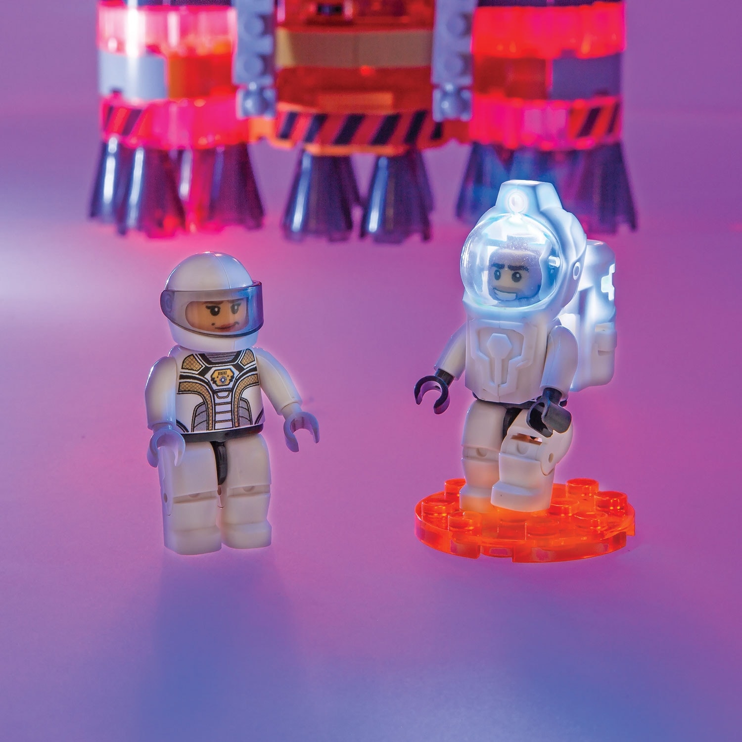 light up rocket toy