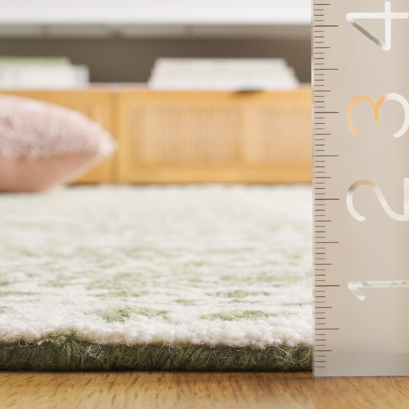 SAFAVIEH Handmade Micro-Loop Jelske Wool Rug