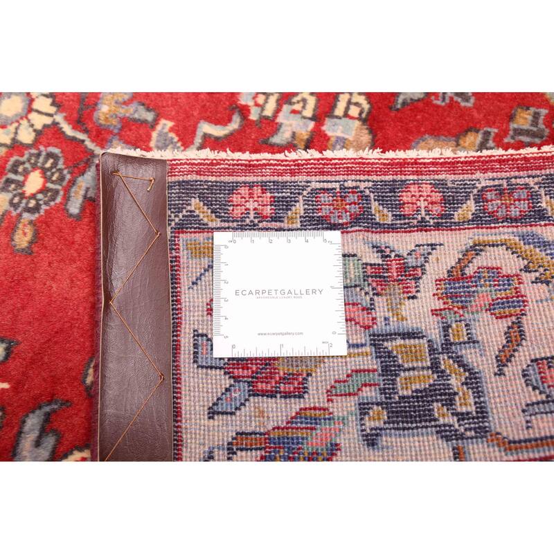 ECARPETGALLERY Hand-knotted Andelz Red Wool Rug - 4'7 x 7'0