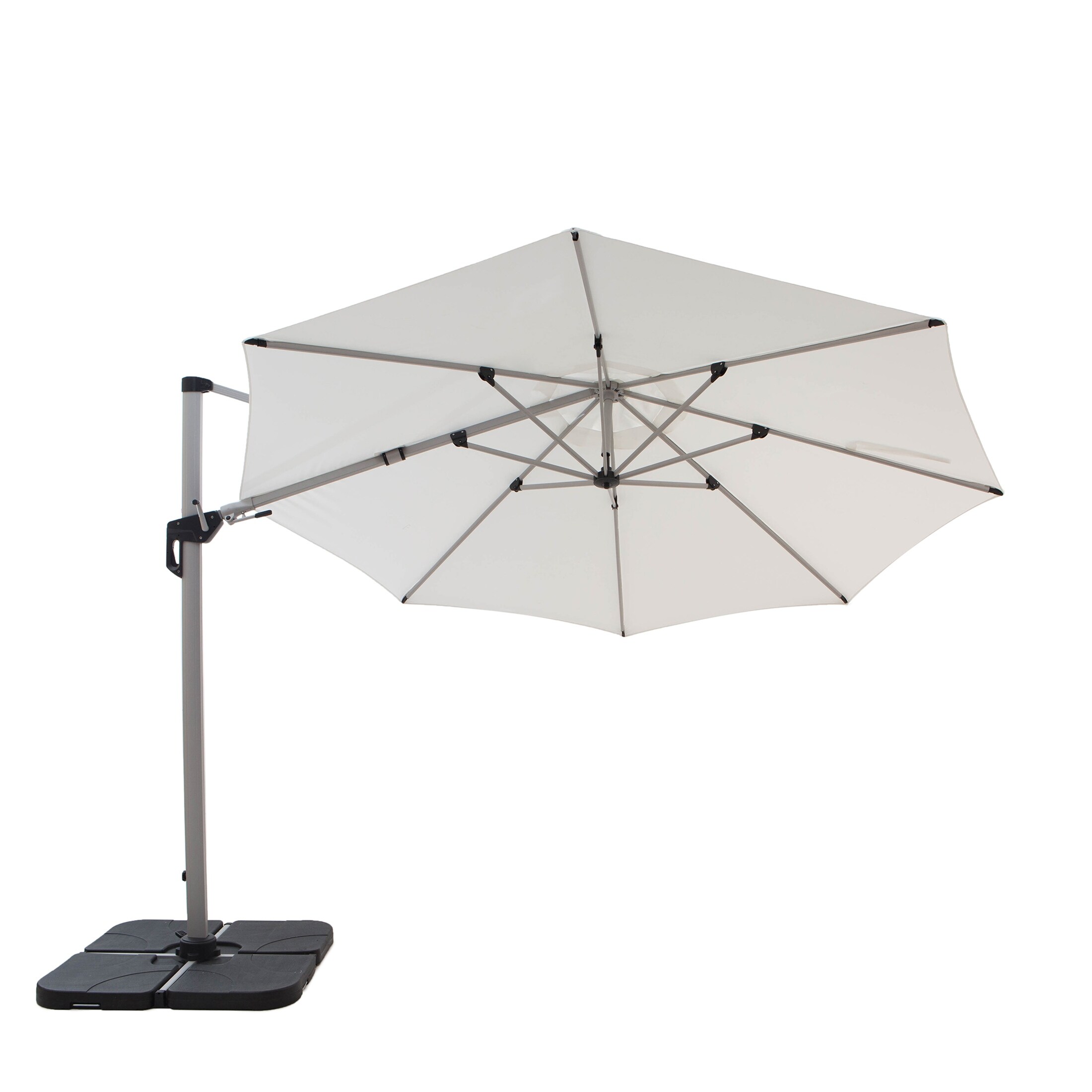 Shop Black Friday Deals On Naple 11 Heavy Duty Cantilever Patio Umbrella Overstock 31688428 Coffee